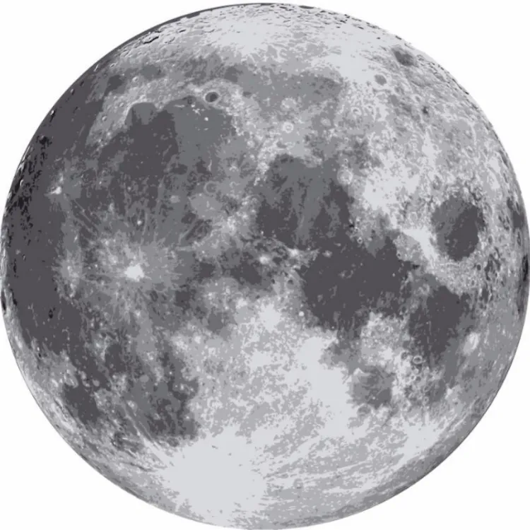 Picture of MOON ROUND (PRINTED RUG)