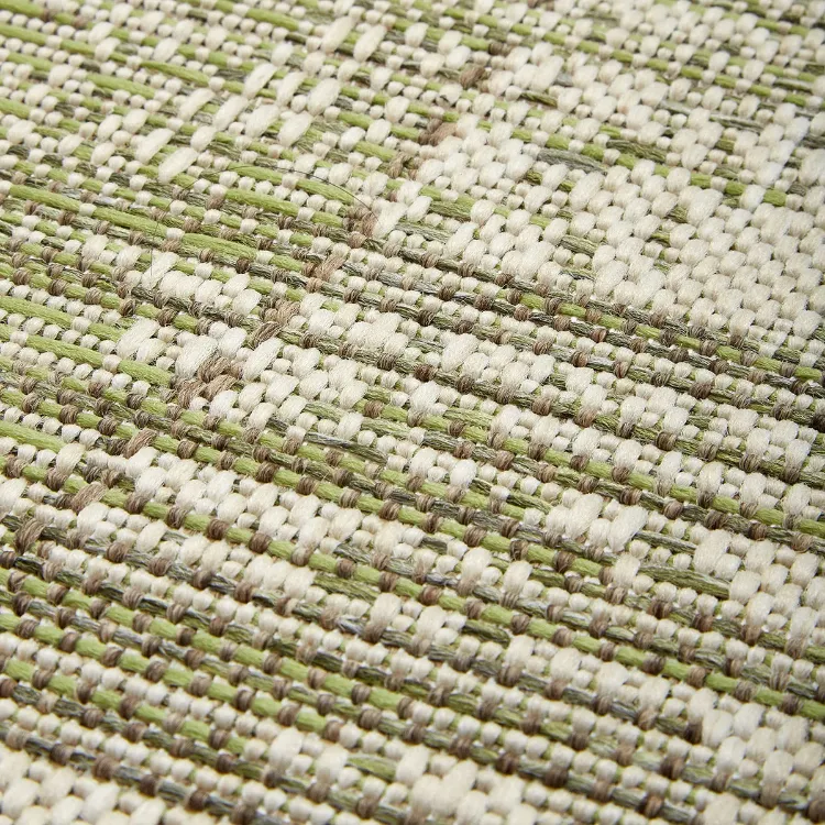 Picture of Vintage Patchwork Green Medium Outdoor Runner