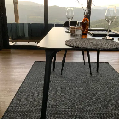 Picture of Arrow Ebony Factory Shop Outdoor Rug