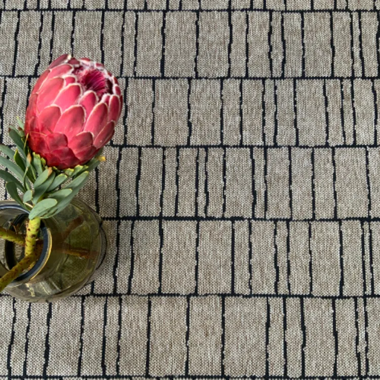 Picture of Stacks Almond Medium Outdoor Runner