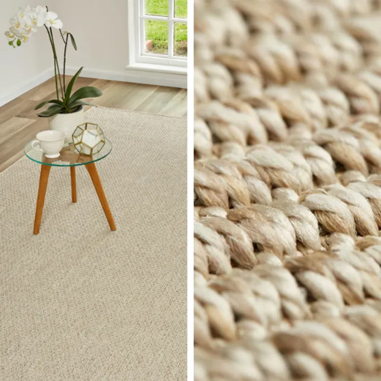 Picture of Chunky Boucle Stone Medium Outdoor Runner