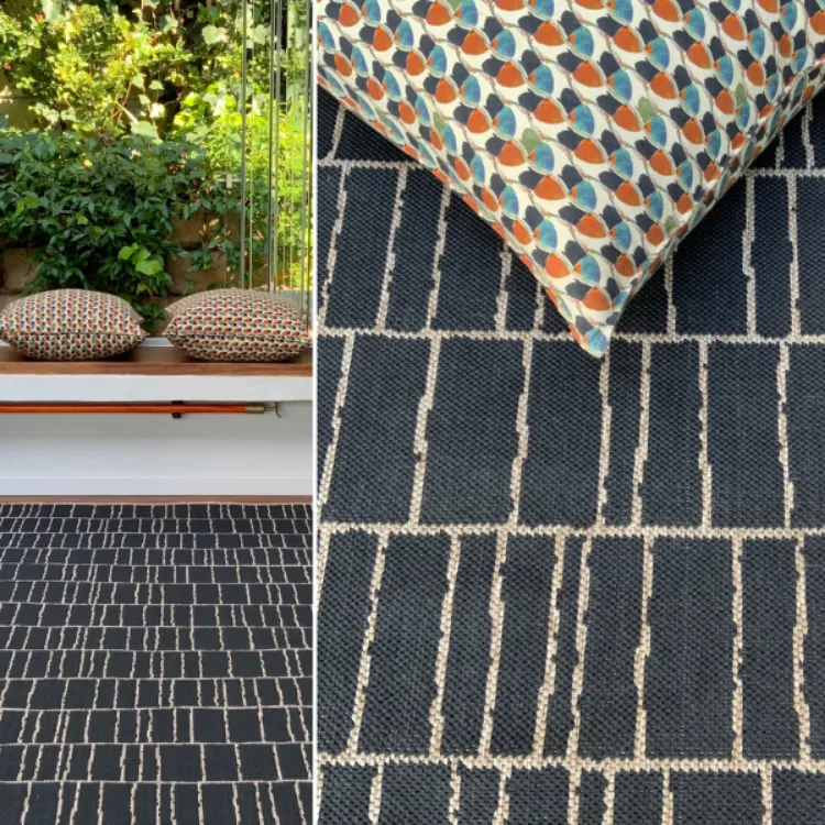 Picture of Stacks Almond Medium Outdoor Runner