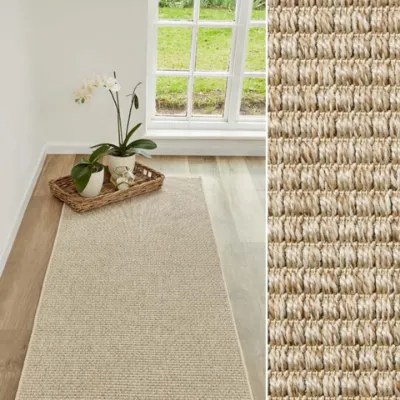 Picture of Chunky Boucle Stone Medium Outdoor Runner