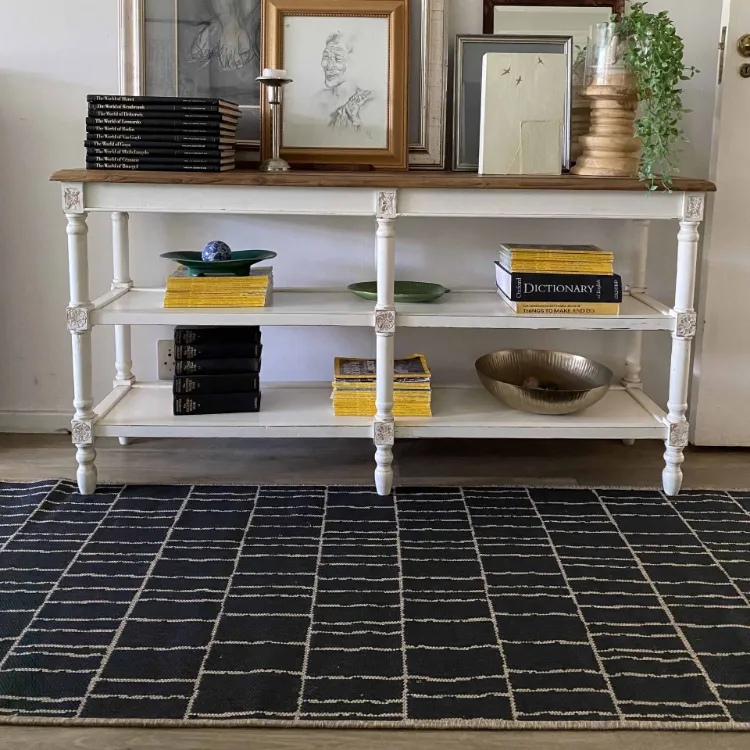 Picture of Stacks Almond Medium Outdoor Runner